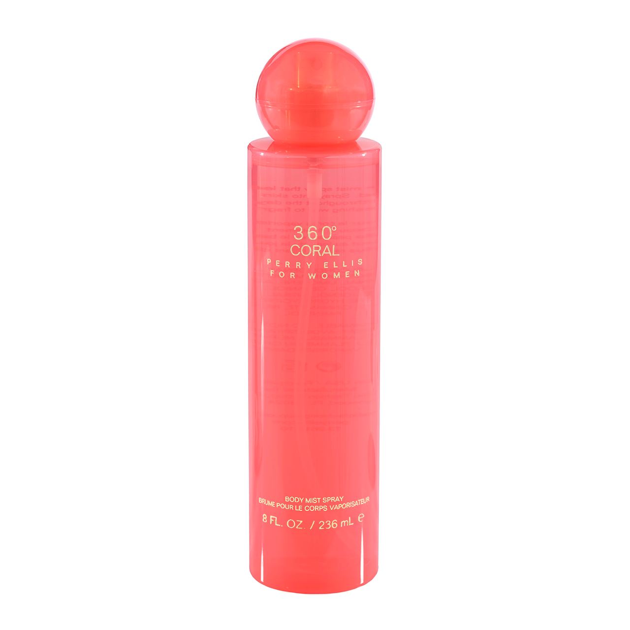 body 360 coral de 236ml dama