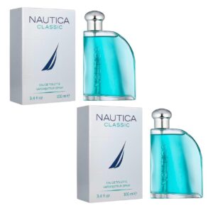 paquete de perfume 2x1 nautica classic 100 ml adt hombre