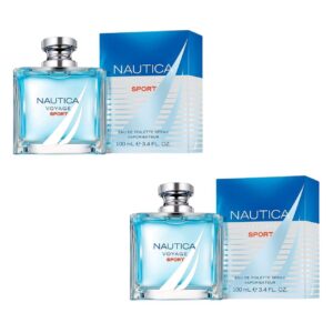 paquete de perfume 2x1 nautica voyage sport 100 ml adt hombre