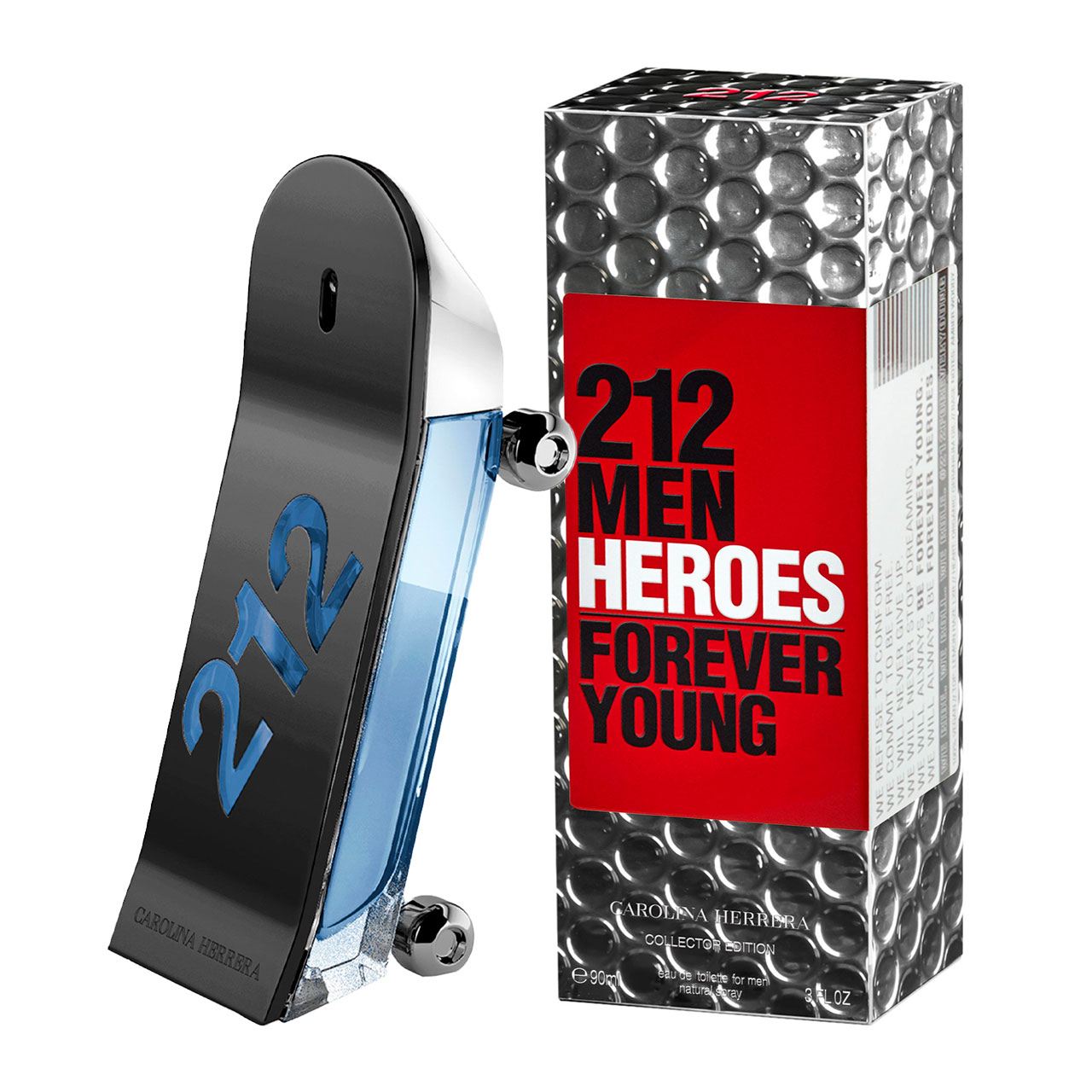 perfume 212 heroes ny laundry 90ml agua de tocador hombre