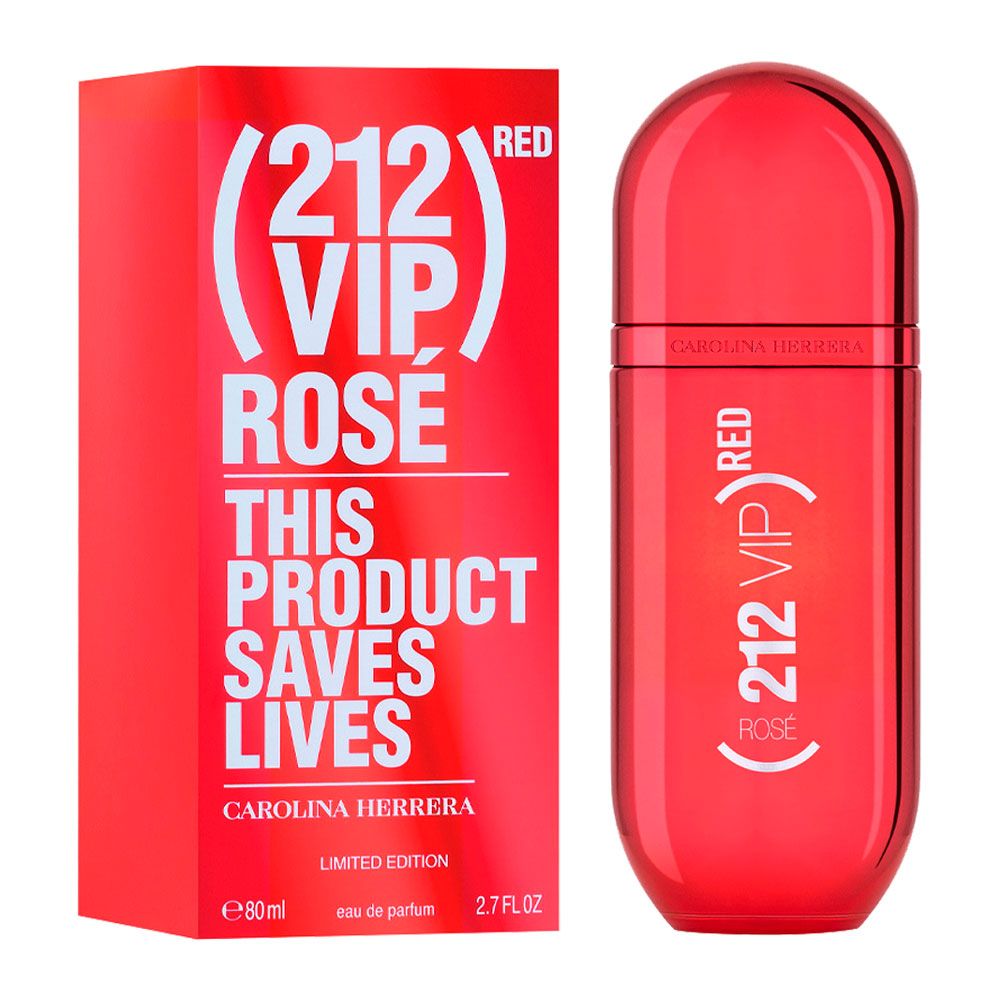 perfume 212 vip rose red ed.lim. agua de perfume 80ml dama
