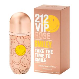 perfume 212 vip rose smiley agua de perfume 80ml dama