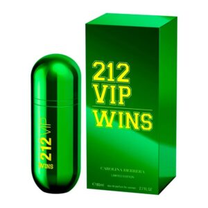 perfume 212 vip wins agua de perfume 80ml dama