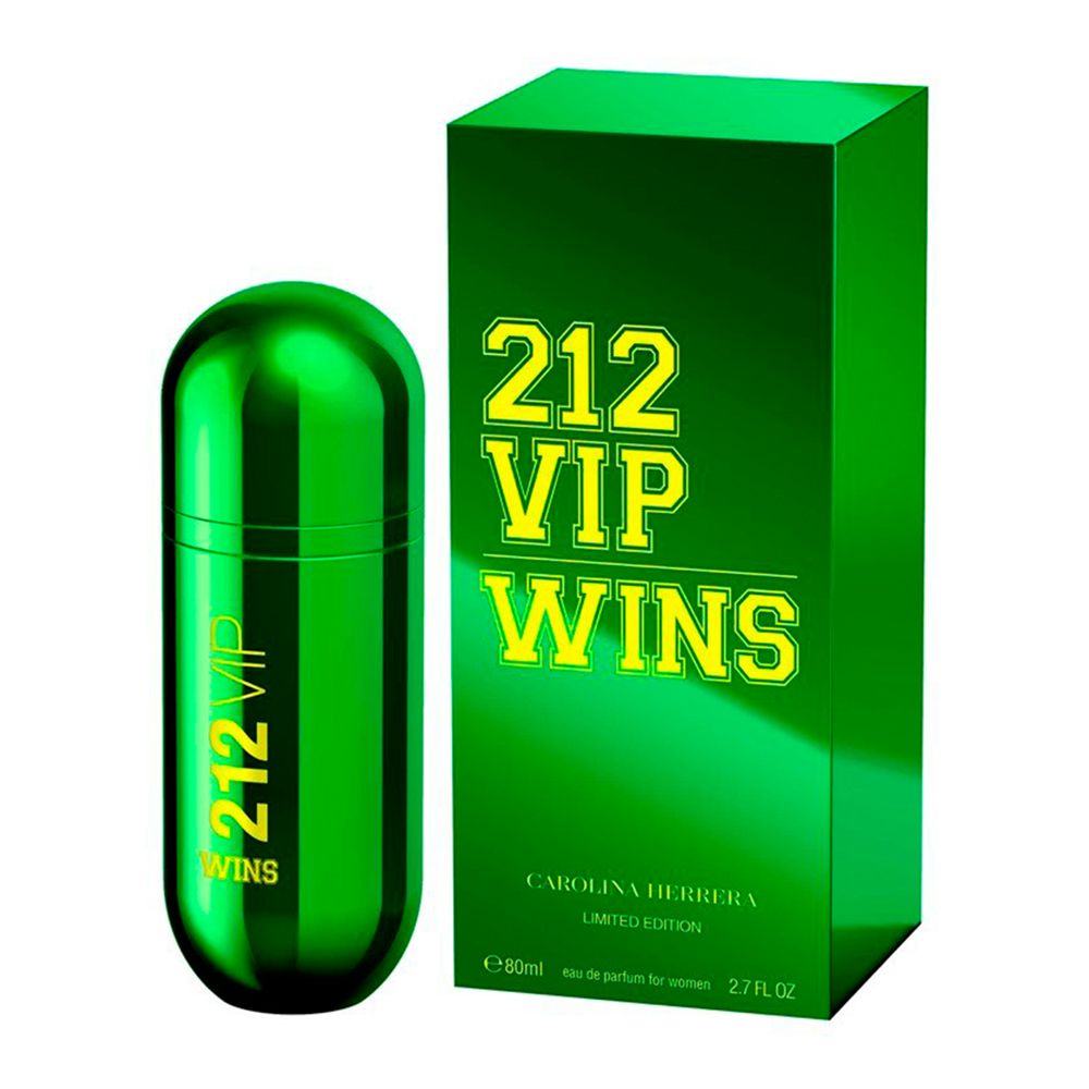perfume 212 vip wins agua de perfume 80ml dama