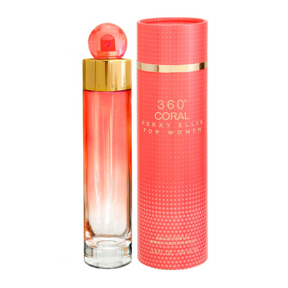 perfume 360 coral 100ml agua de perfume dama