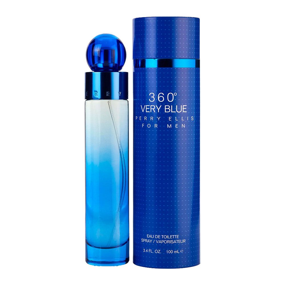 perfume 360 very blue 100ml agua de tocador hombre