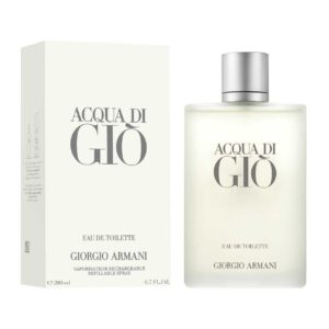 perfume acqua di gio refilable 200ml agua de tocador hombre