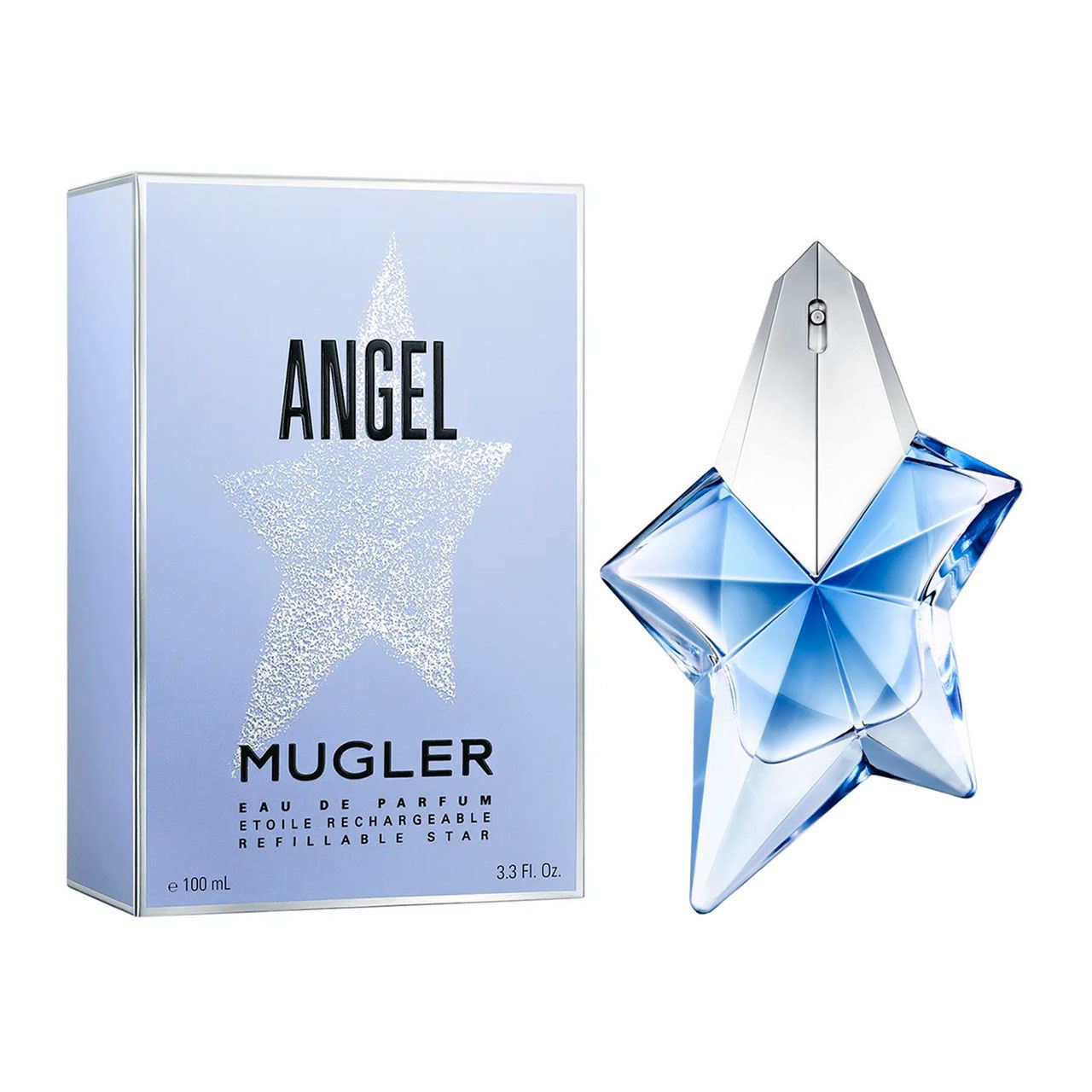 perfume angel agua de perfume refinable estrella 100ml dama