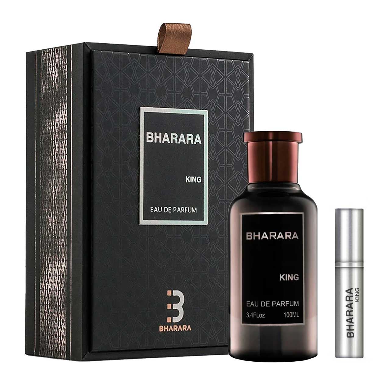 perfume bharara king (refinable) 100ml agua de perfume hombre
