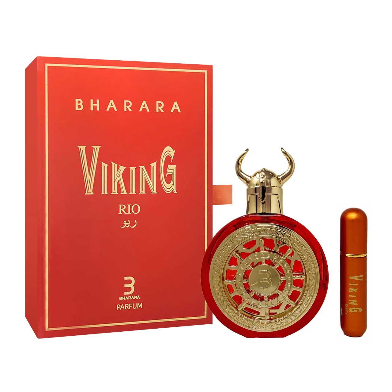 perfume bharara viking rio (refinable) 100ml agua de perfume unisex