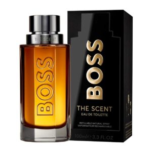 perfume boss the scent refilable 100ml agua de tocador hombre