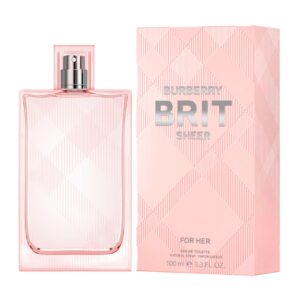 perfume burberry brit sheer 100ml agua de tocador dama