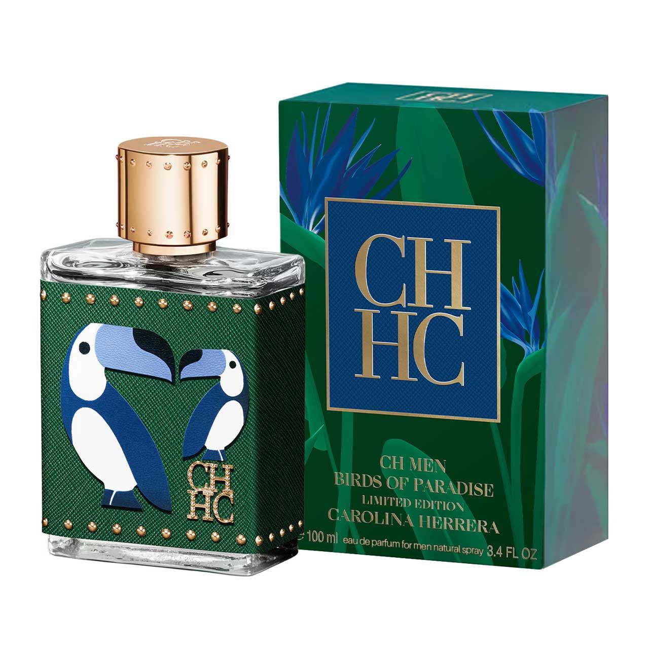 perfume ch birds of paradise 100ml agua de perfume hombre