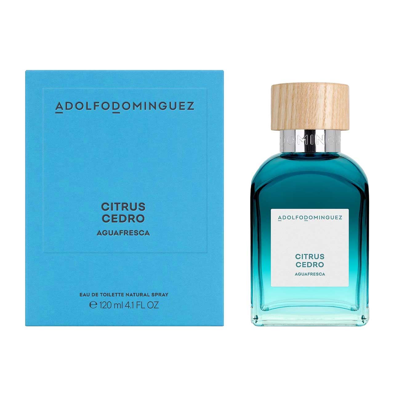 perfume citrus cedro by adolfo dominguez agua fresca 120ml hombre