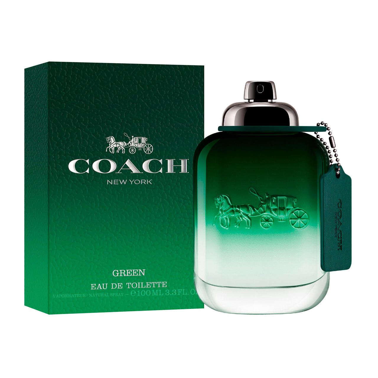 perfume coach green 100ml agua de tocador hombre