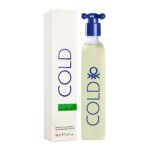 perfume cold by benetton 100ml agua de tocador hombre