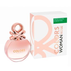 perfume colors rose agua de tocador 80ml dama