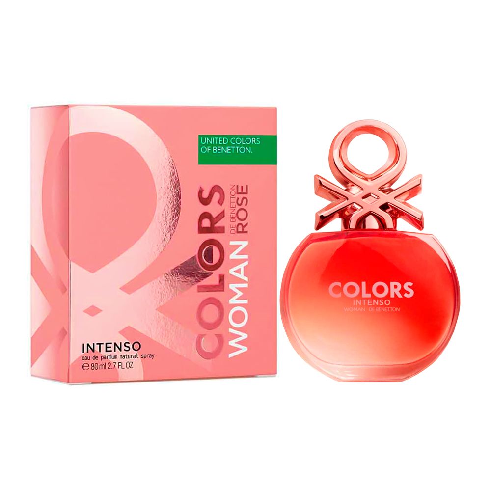 perfume colors rose intenso agua de perfume 80ml dama