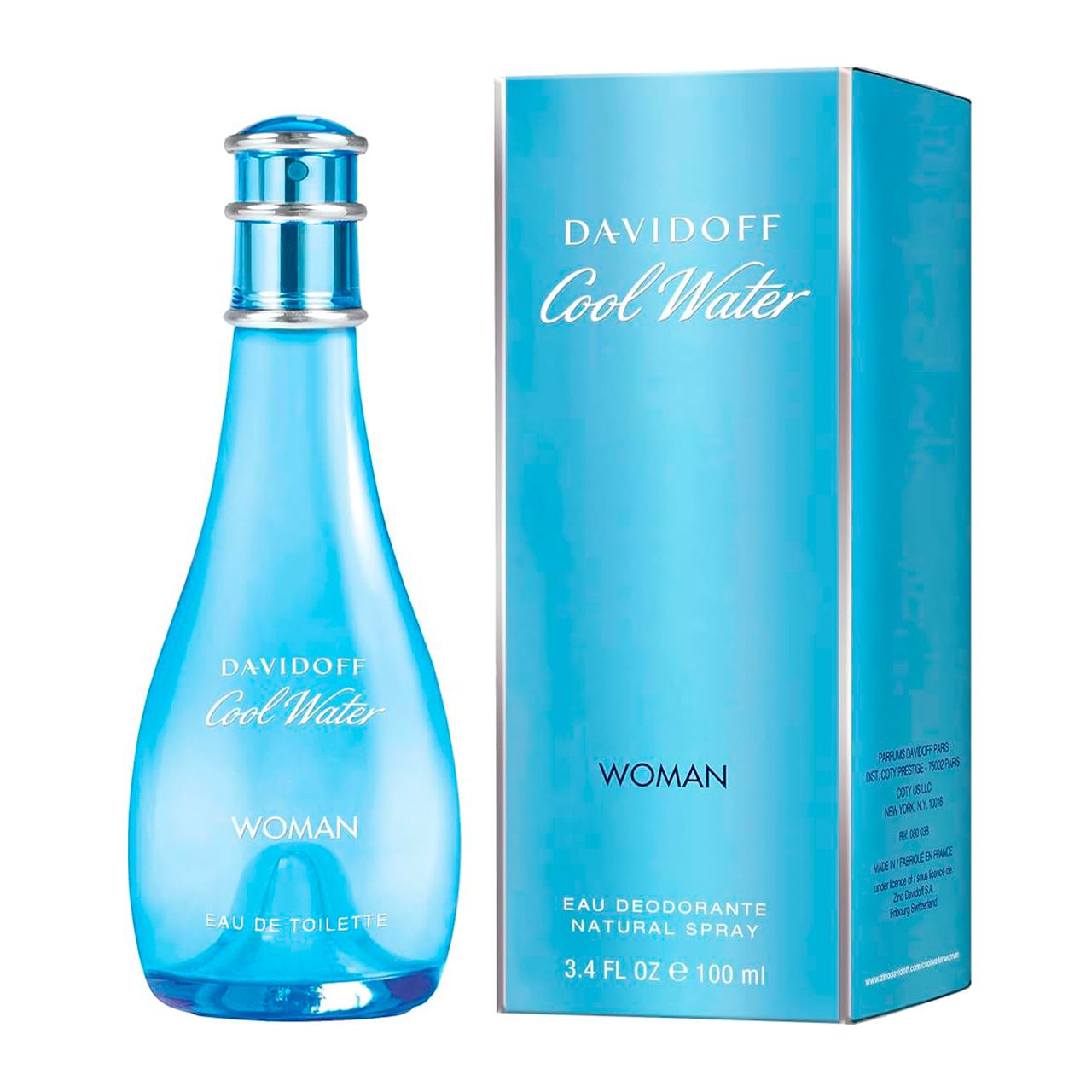 perfume cool water 100ml agua de tocador dama