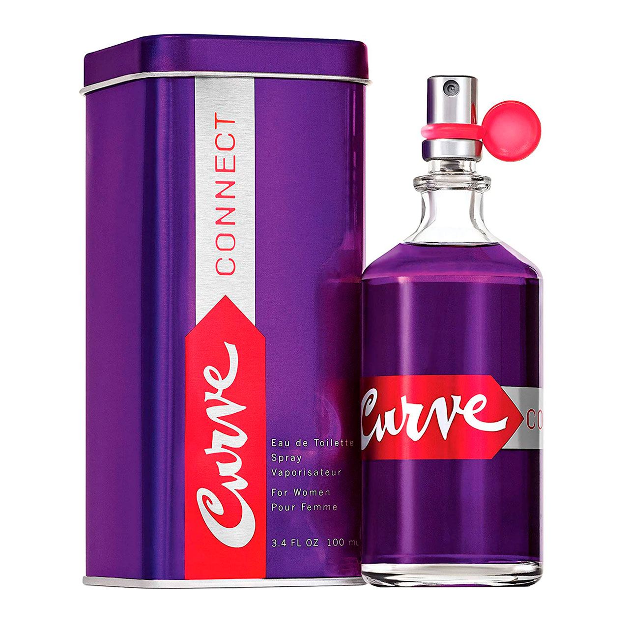 perfume curve connect 100ml agua de tocador dama