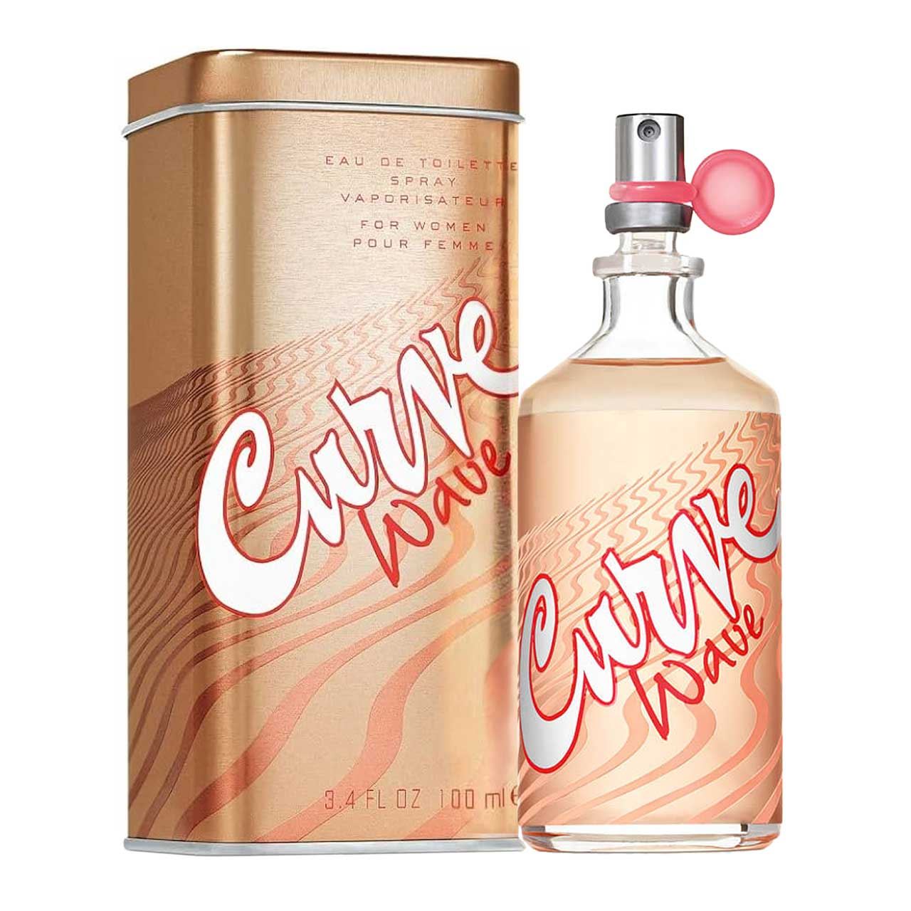 perfume curve wave 100ml agua de tocador dama
