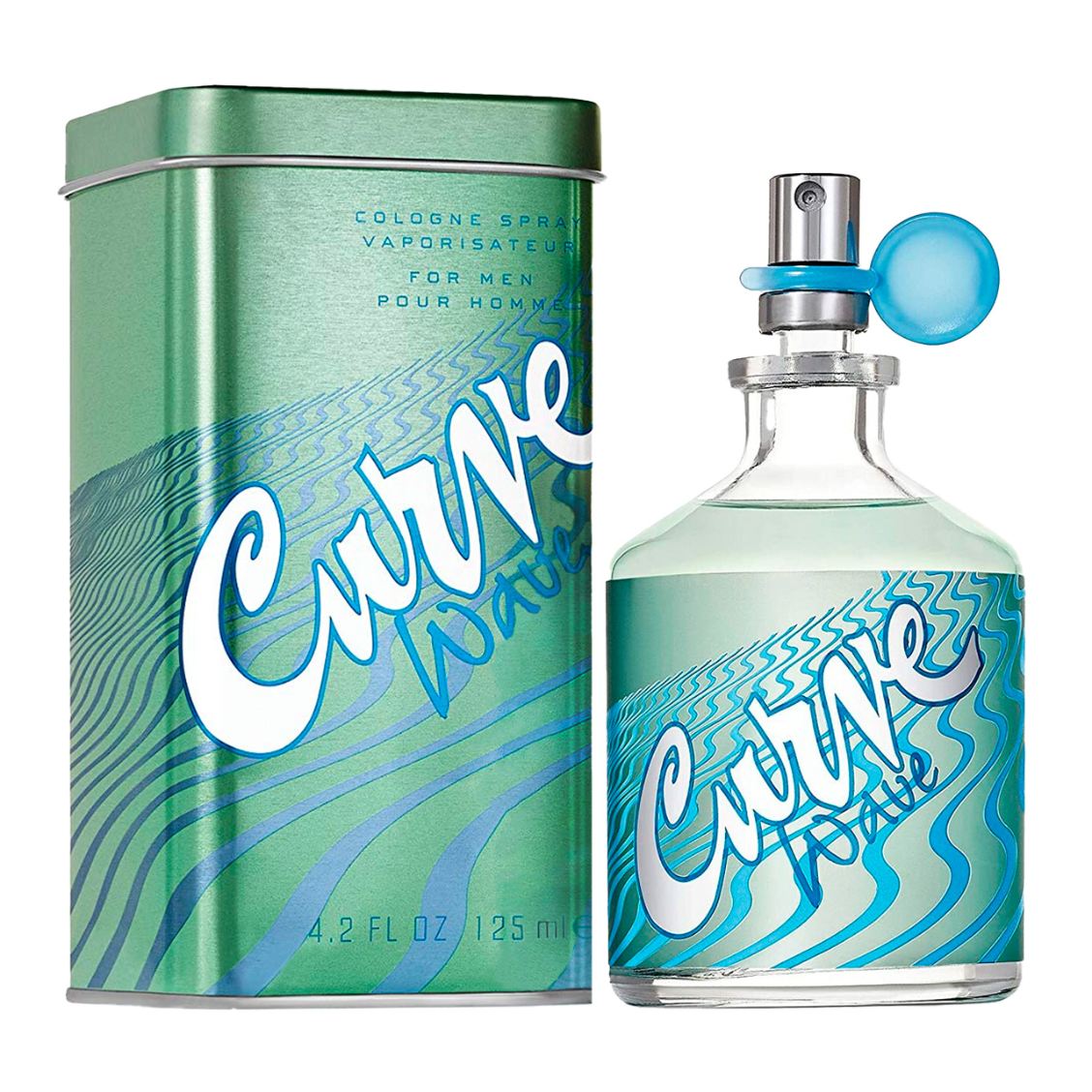 perfume curve wave agua de colonia 125ml hombre