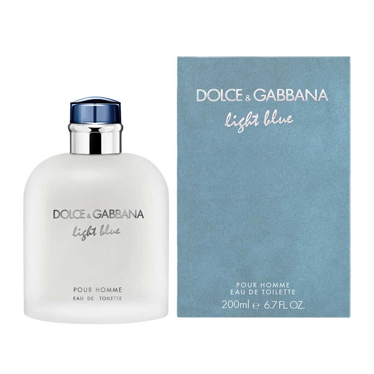 perfume dolce gabbana light blue agua de tocador 200 ml hombre