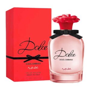 perfume dolce rose agua de tocador 75ml dama