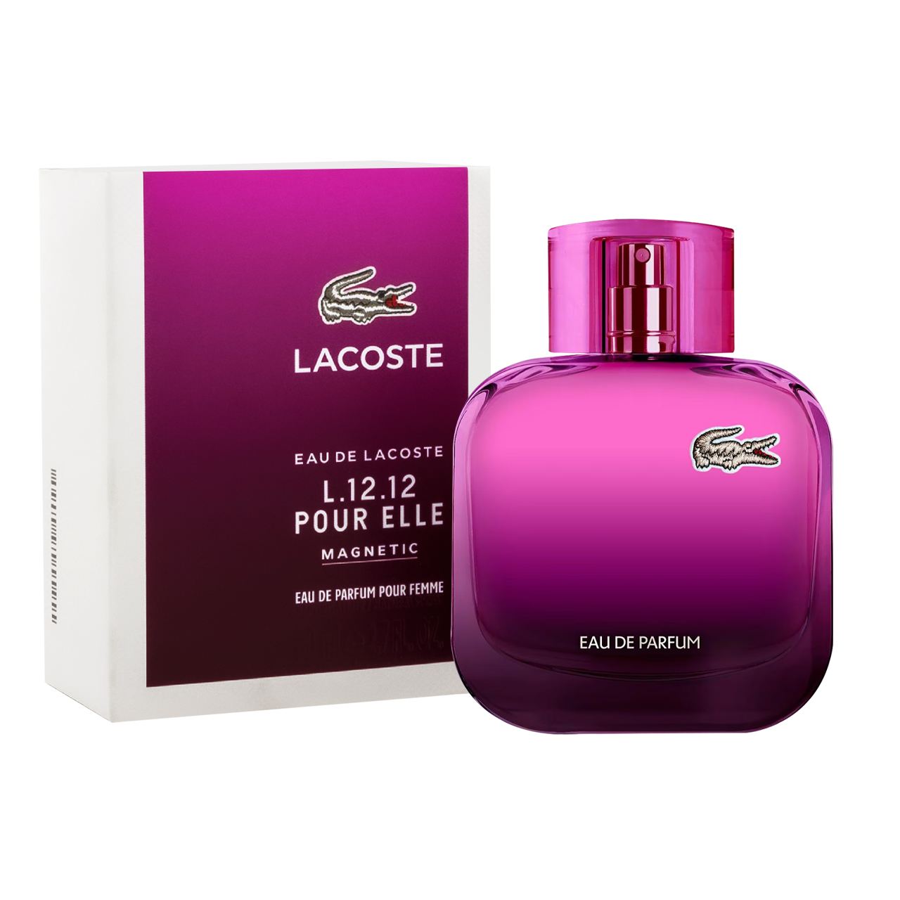 perfume eau de lacoste magnetic agua de perfume 80ml dama