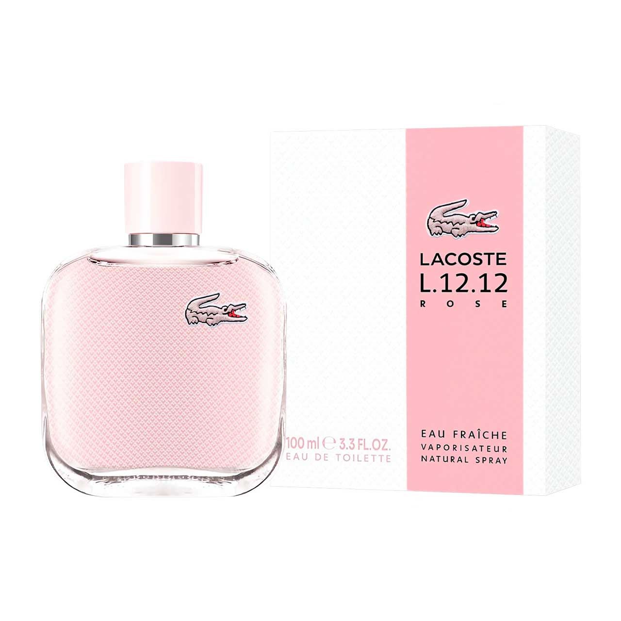 perfume eau de lacoste rose fraiche 100ml agua de tocador dama