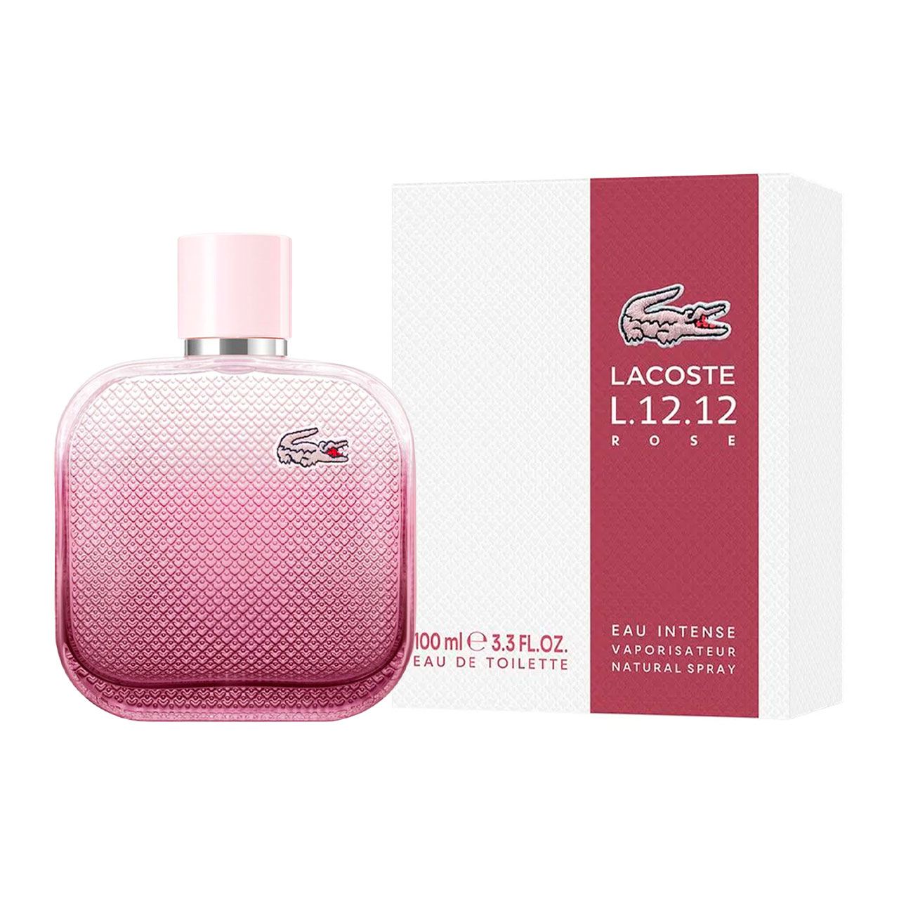 perfume eau de lacoste rose intense 100ml agua de tocador dama