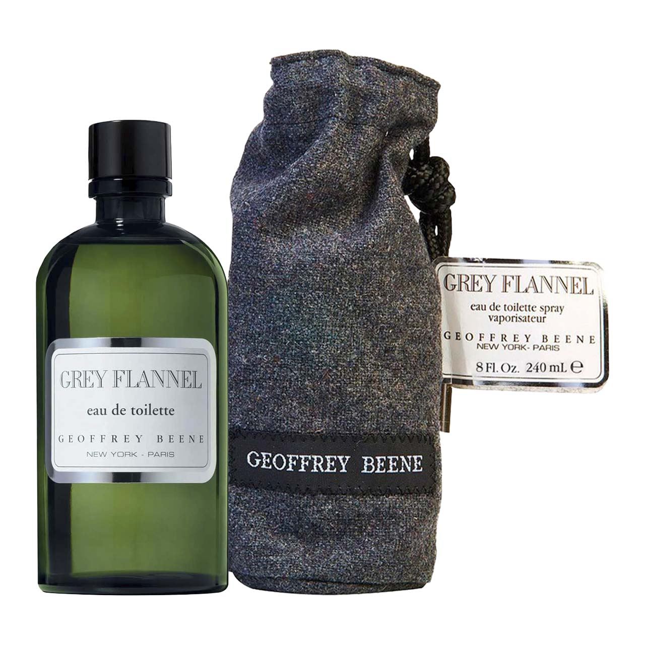perfume franela gris agua de tocador 240ml hombre