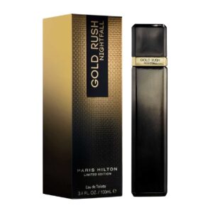 perfume gold rush nightfall limited edition by paris hilton agua de tocador 100 ml hombre