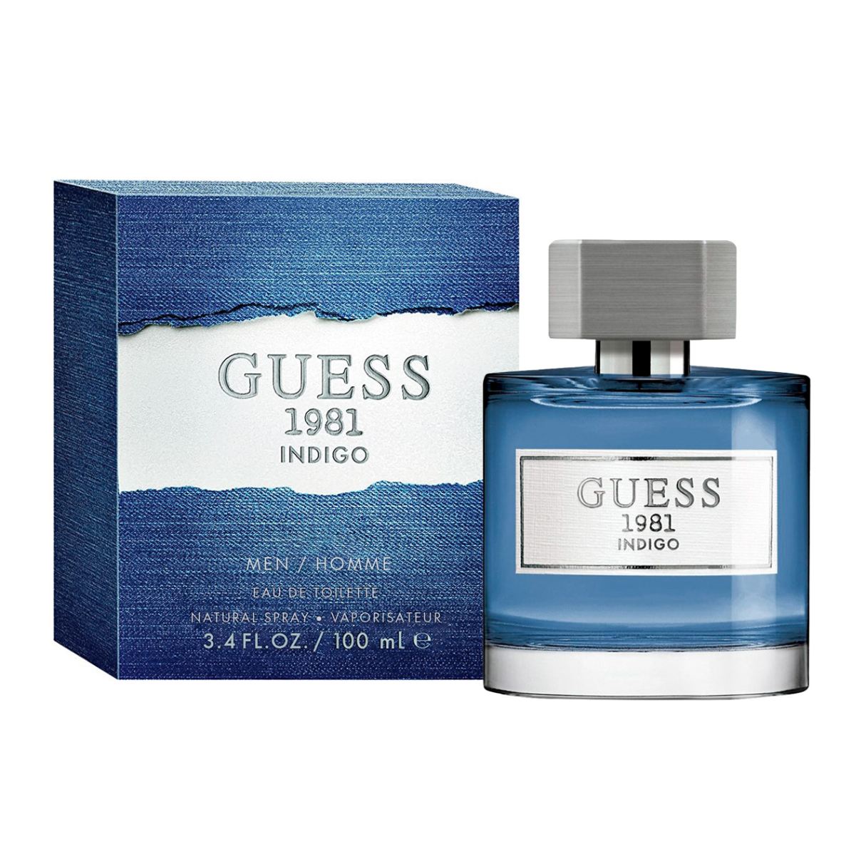 perfume guess 1981 indigo 100ml agua de tocador hombre