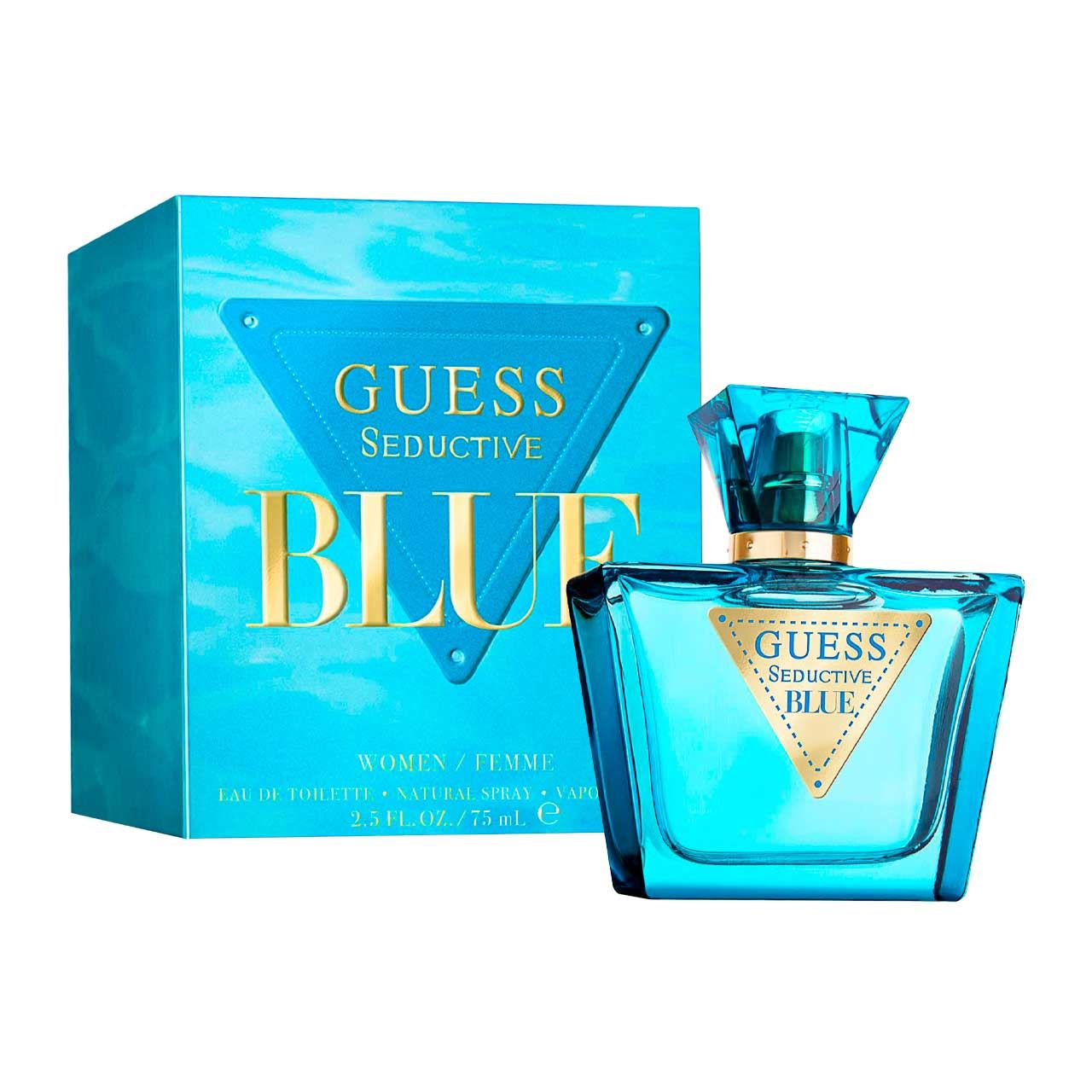 perfume guess seductive blue agua de tocador 75ml dama