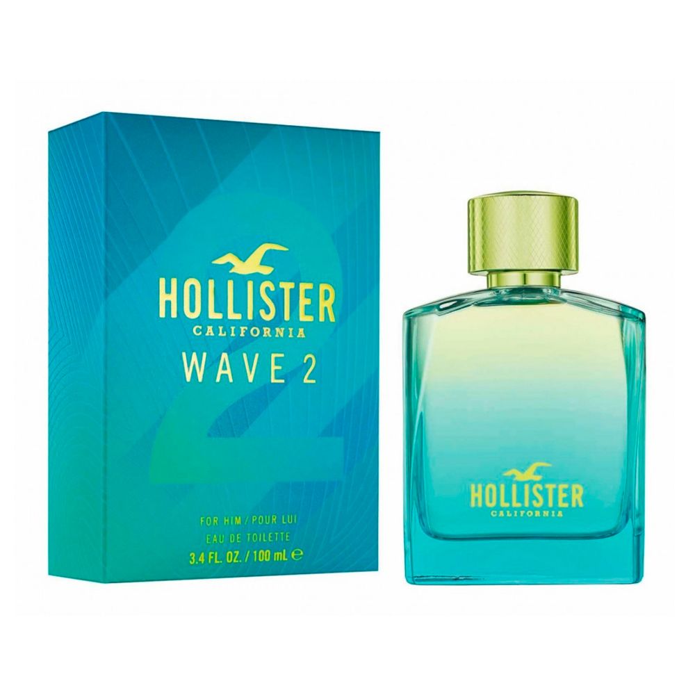 perfume hollister wave 2 agua de tocador 100 ml hombre