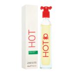 perfume hot benetton 100ml agua de tocador dama