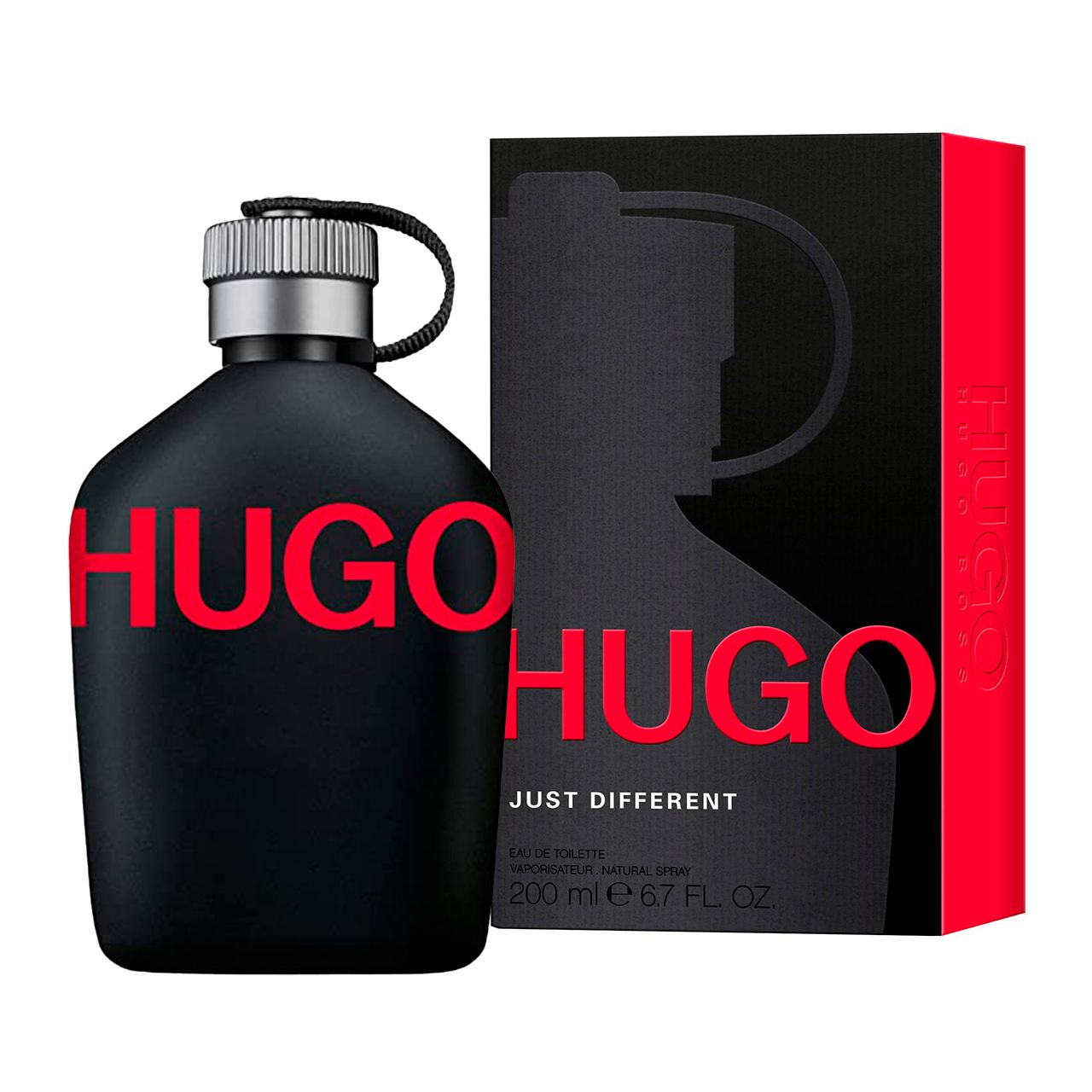 perfume hugo just different 200ml agua de tocador hombre