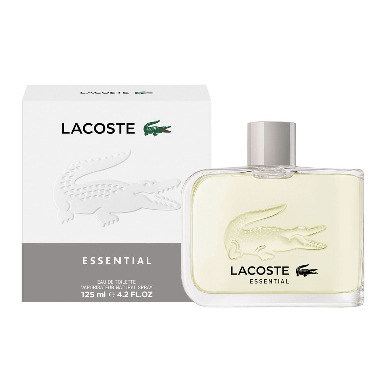 perfume lacoste essential agua de tocador 125ml hombre