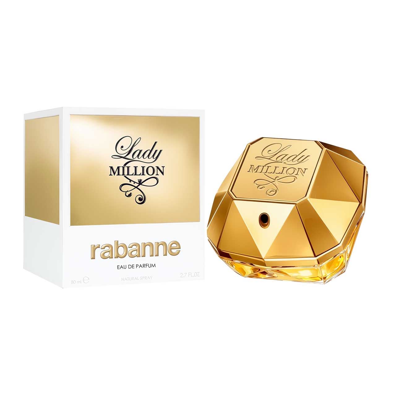 perfume lady million agua de perfume 80ml dama