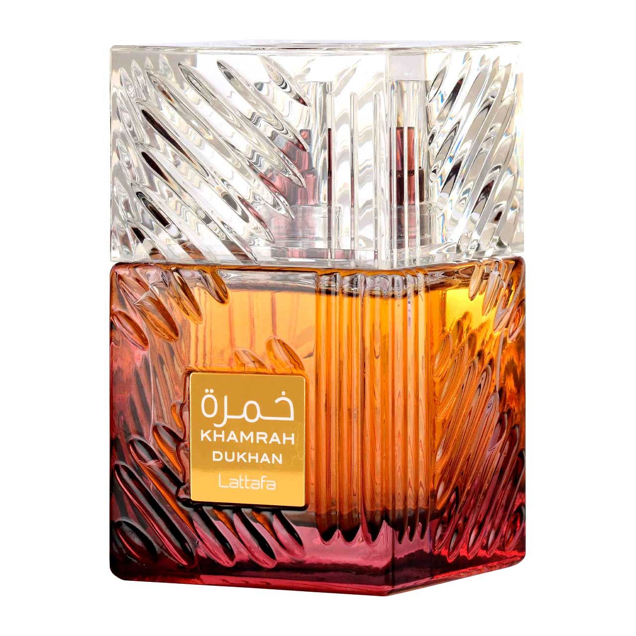 perfume lattafa khamrah dukhan 100ml agua de perfume dama 3