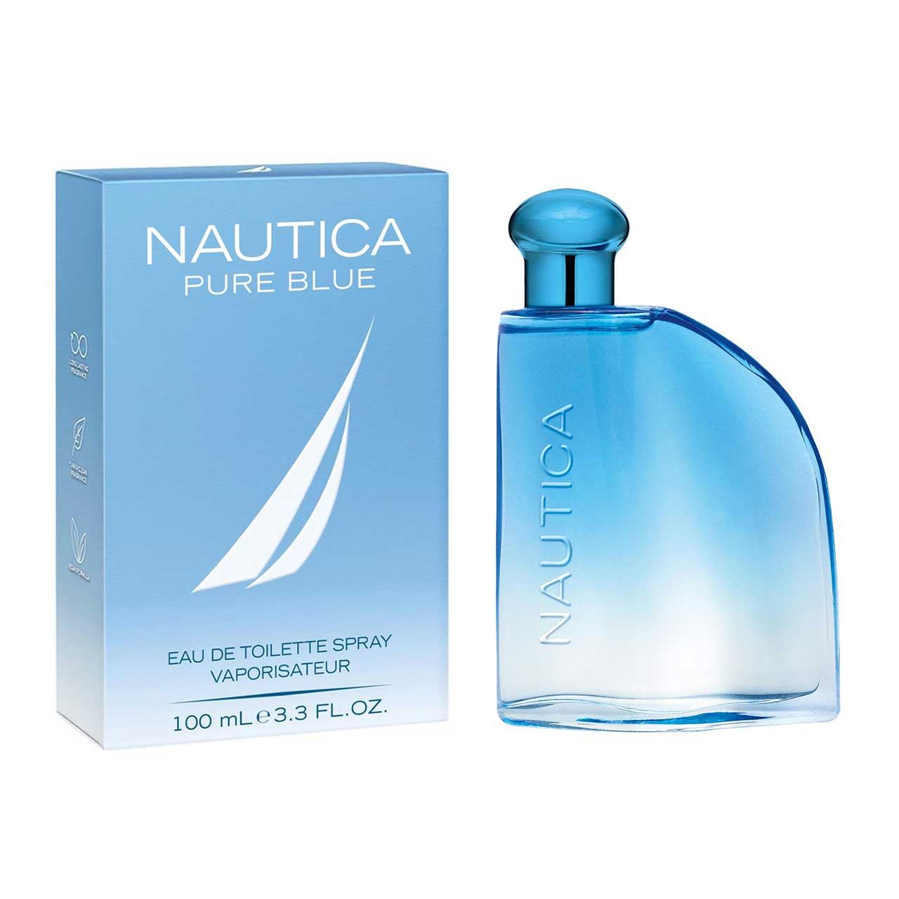 perfume nautica pure blue 100ml agua de tocador hombre