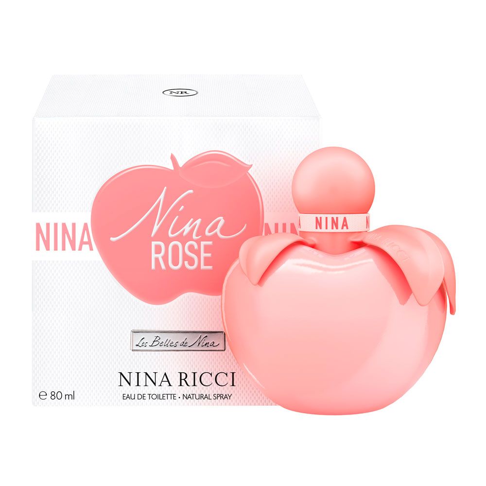 perfume nina rose agua de tocador 80ml dama