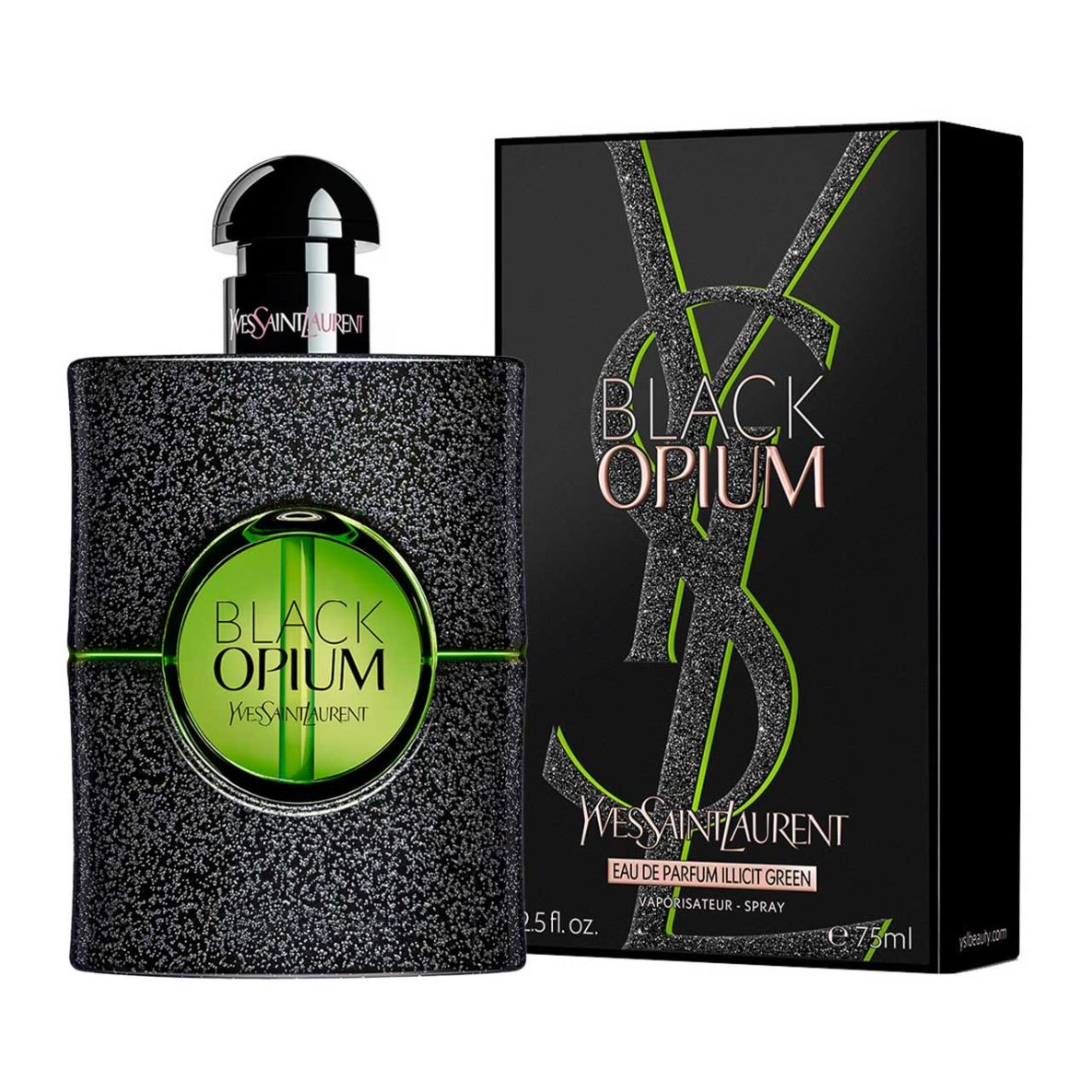 perfume opium black illicit green agua de perfume 75ml dama