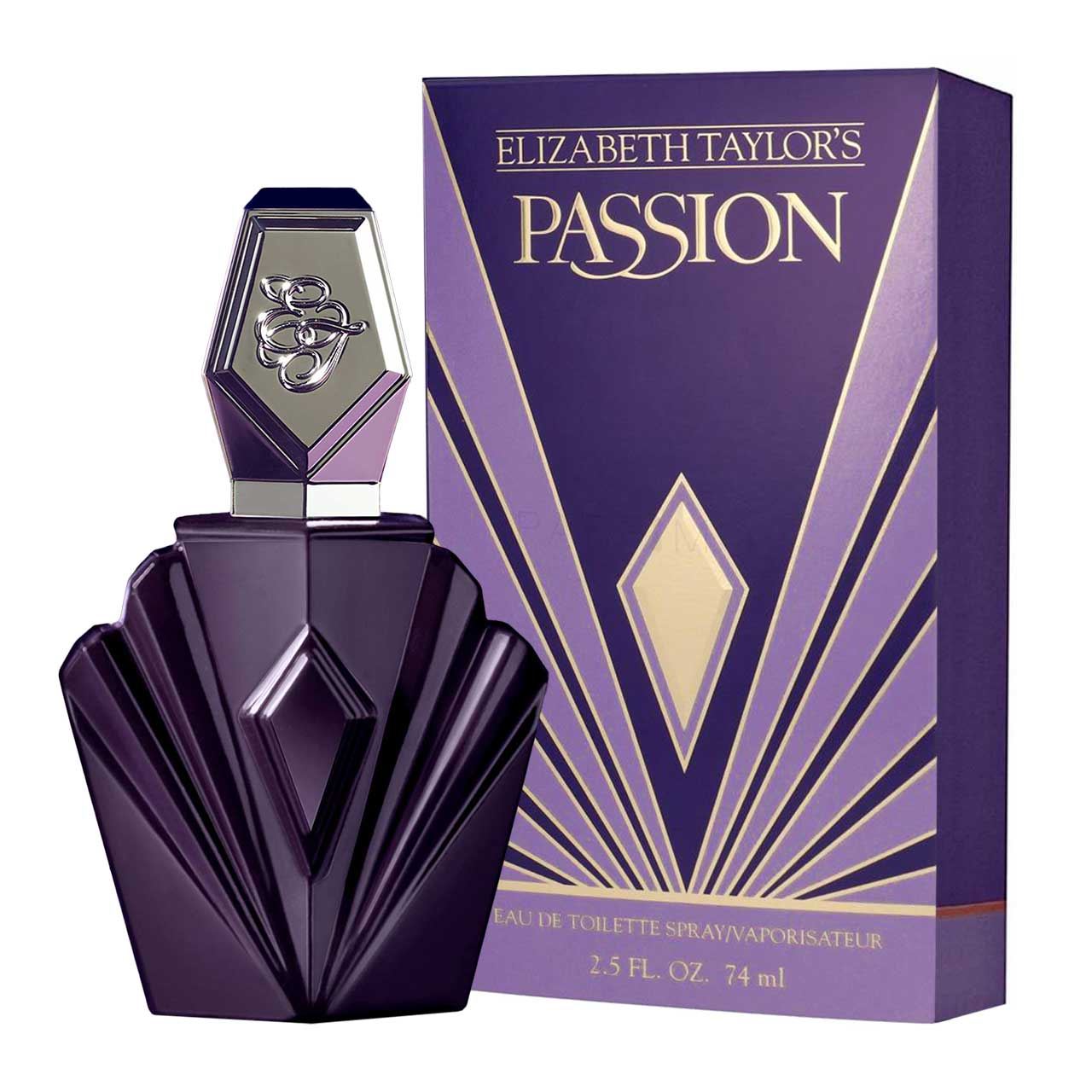 perfume passion agua de tocador 74ml dama