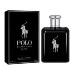 perfume polo black agua de tocador 125ml hombre