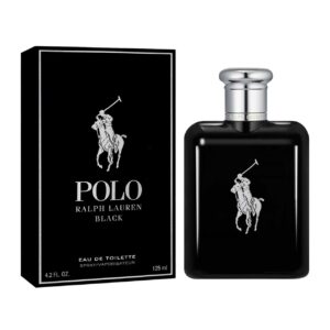 perfume polo black agua de tocador 125ml hombre