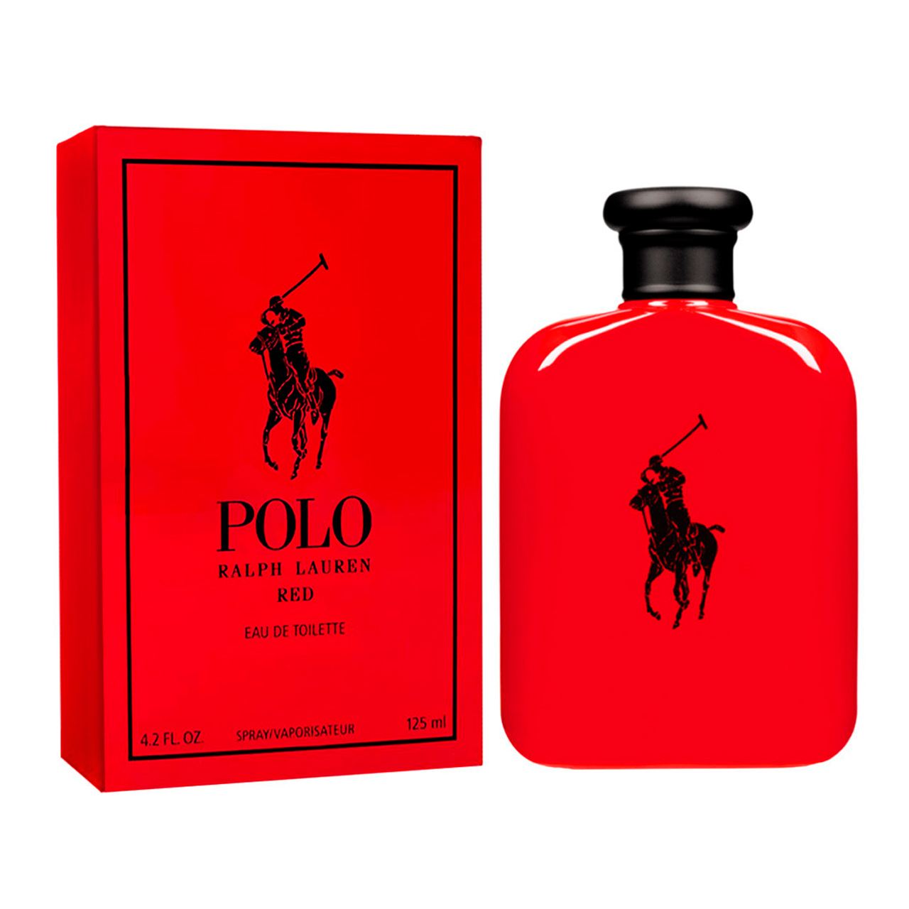 perfume polo red agua de tocador 125ml hombre