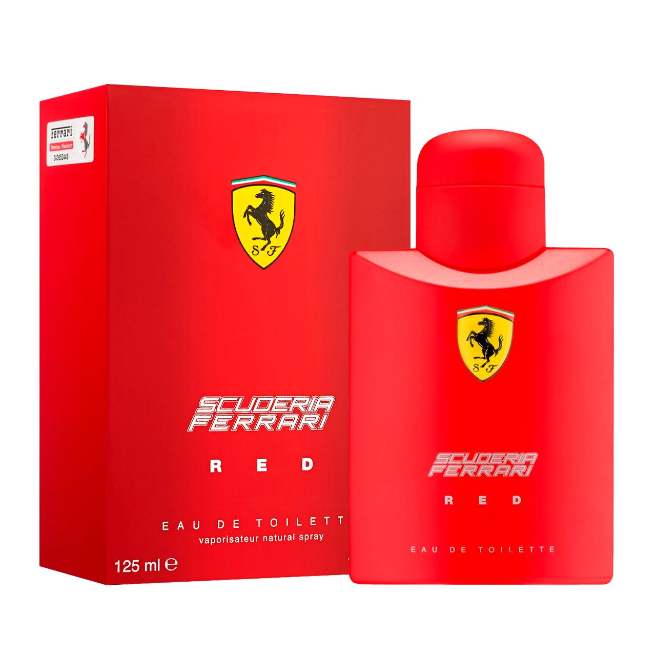 perfume scuderia ferrari red agua de tocador 125ml hombre