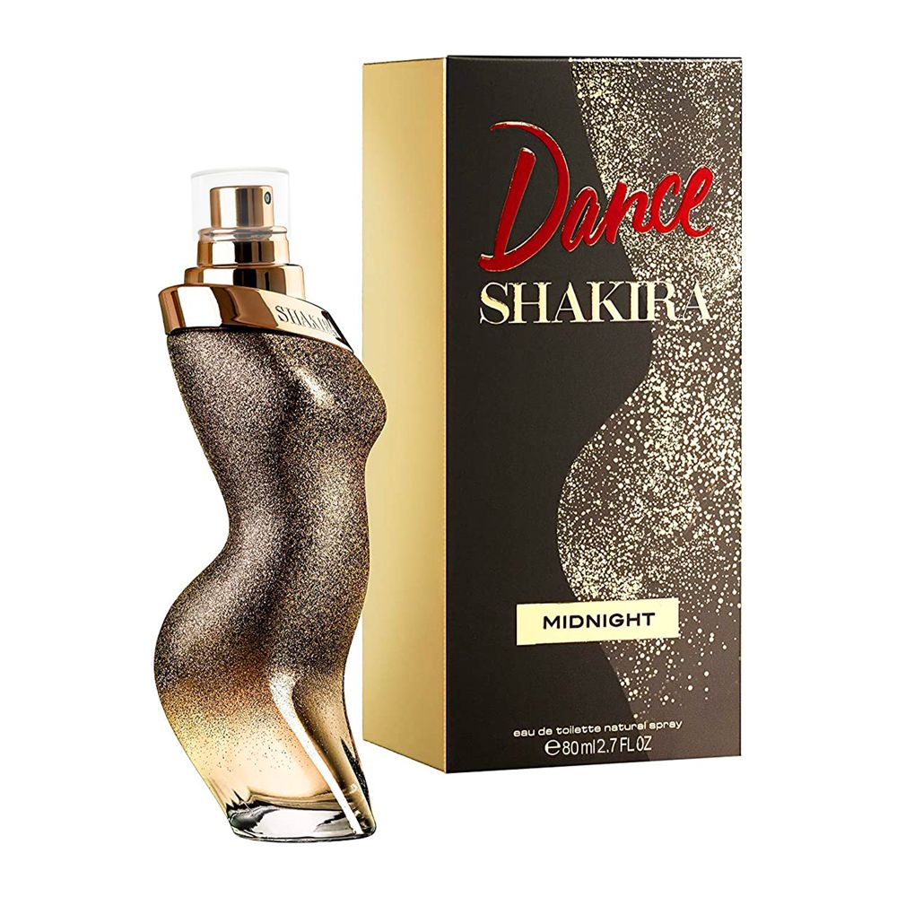 perfume shakira dance midnight agua de tocador 80ml dama